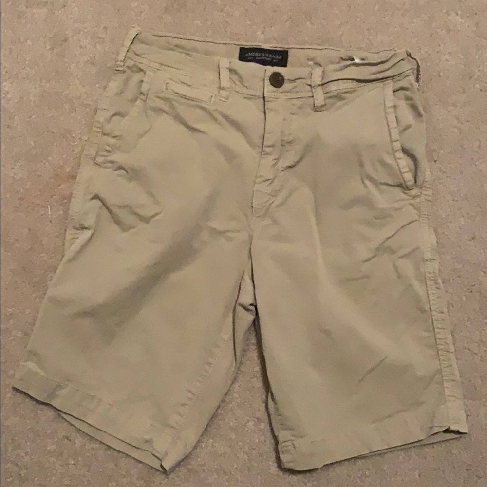 AE khaki shorts